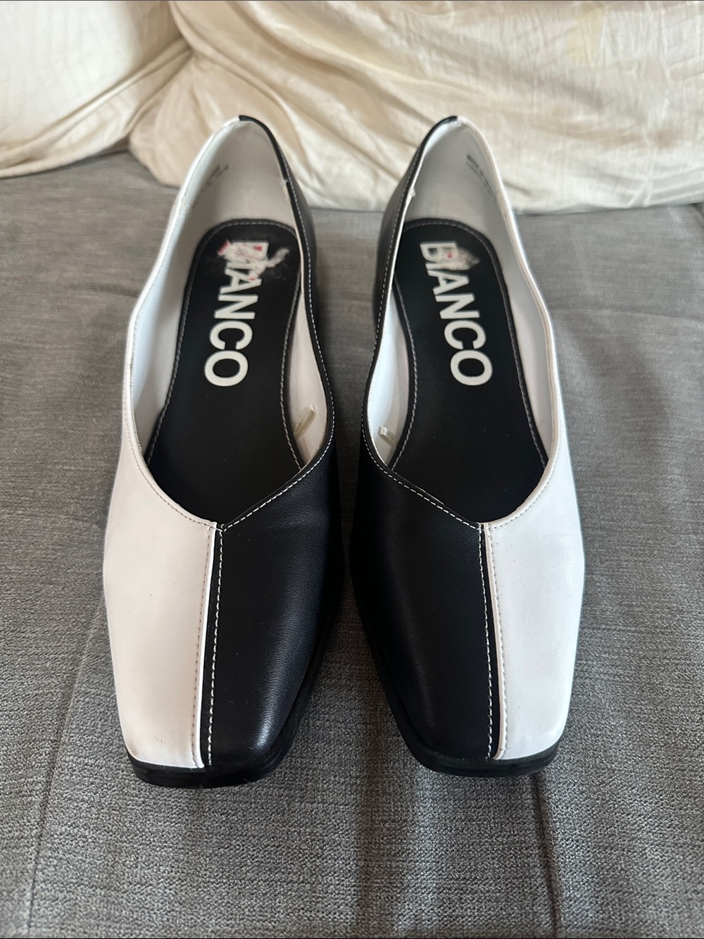 Tony Bianco Two-Tone Black & White Heels